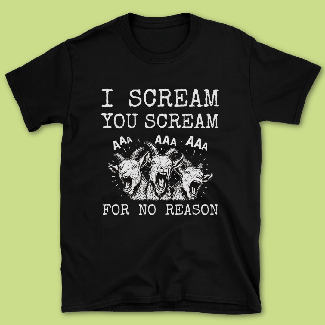 I Scream You Scream T-Shirt