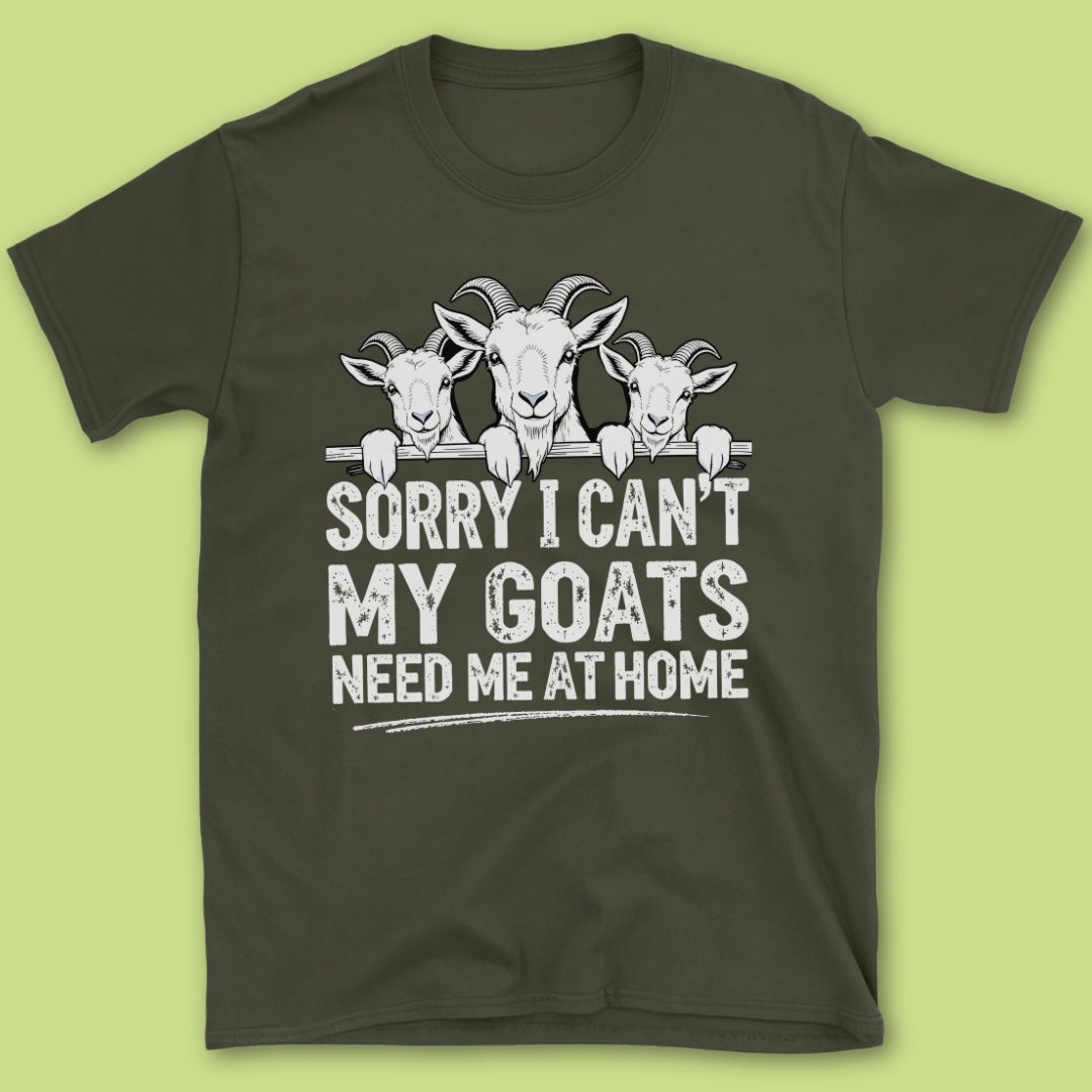 Sorry I Can't T-Shirt