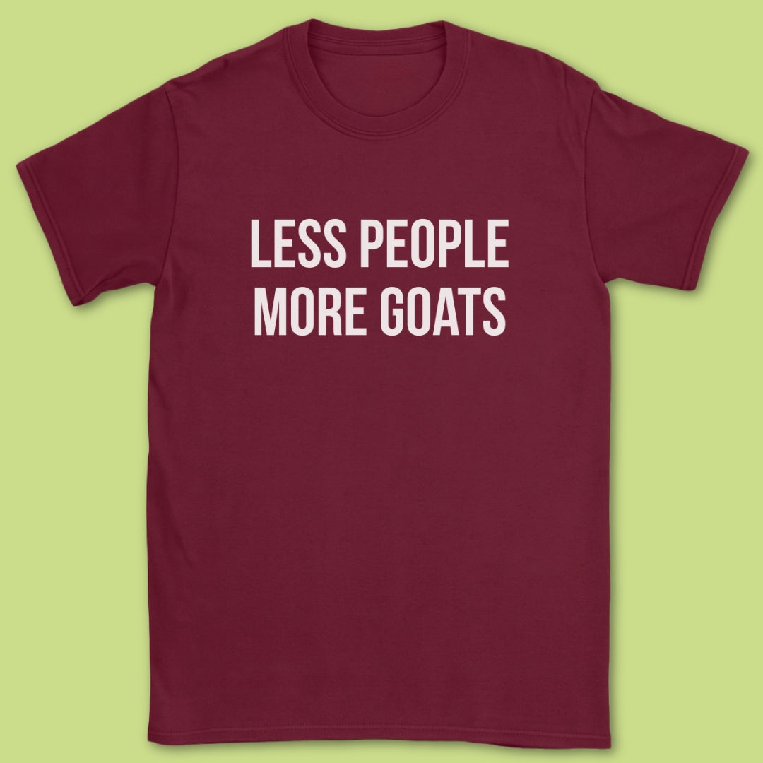 Less People More Goats T-Shirt